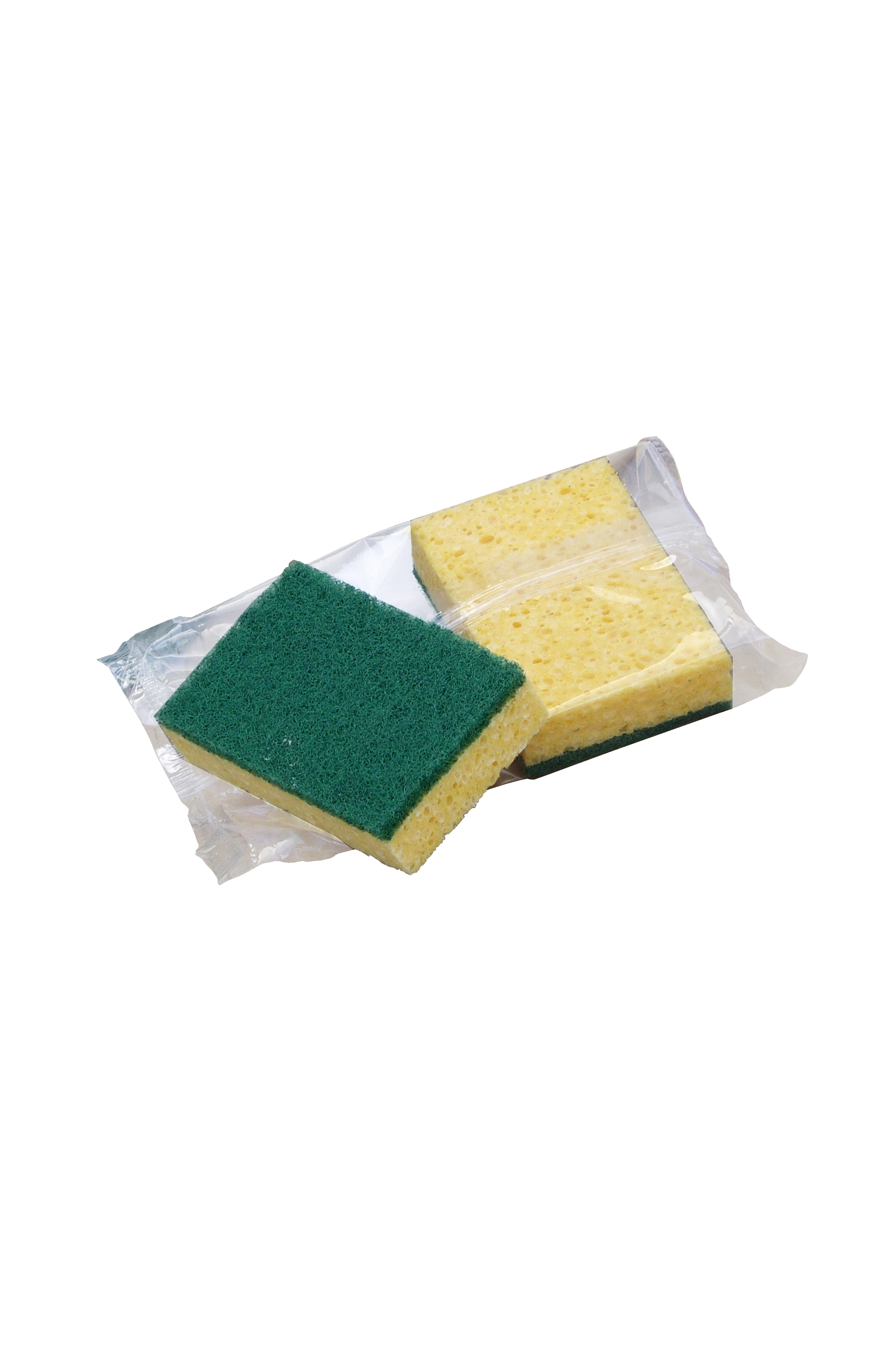 TAMPON VG+GRAT VERT 11X7  ( Paquet de 2 pieces)