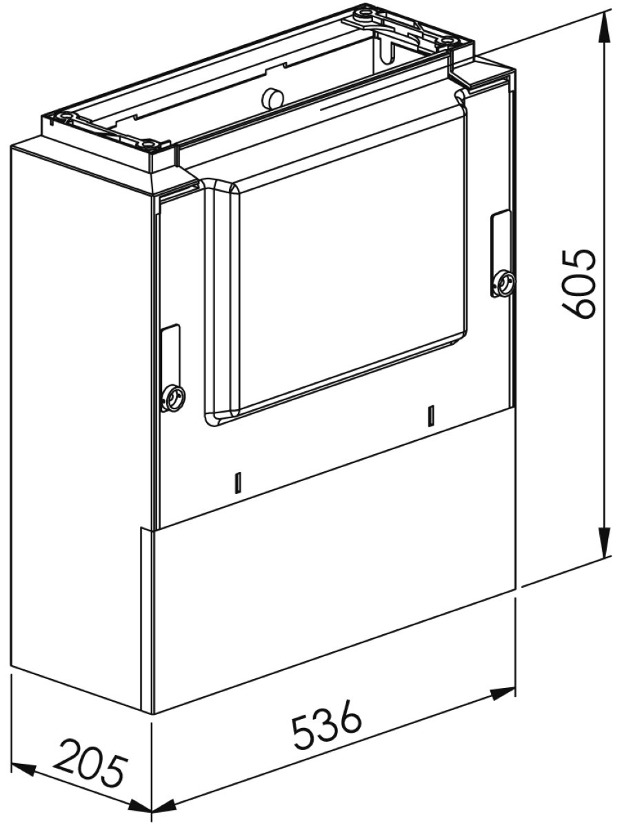 Equipable Socle S15 ouvrant et équipable - Ivoire